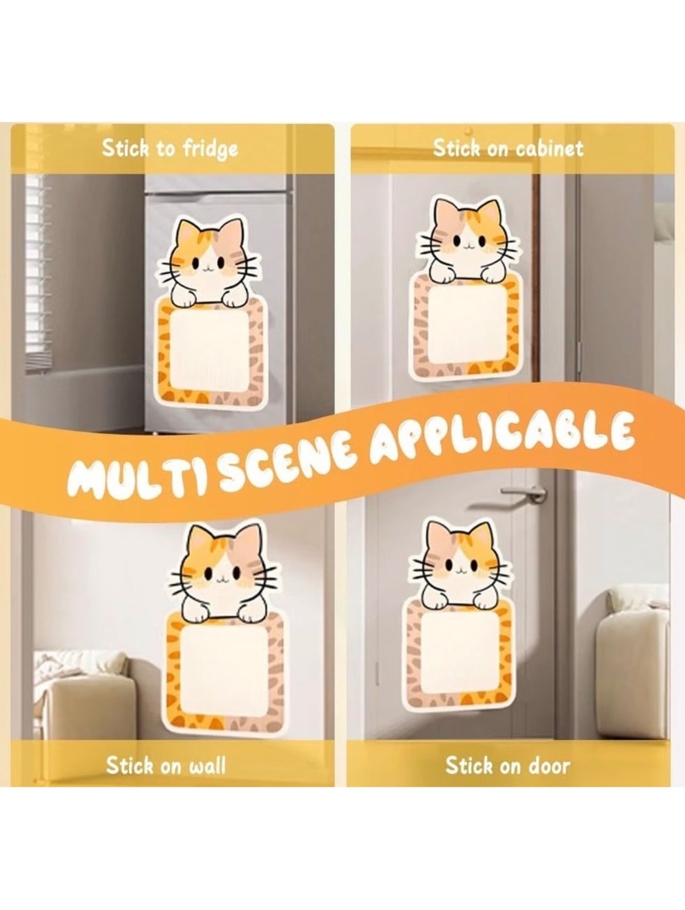 Cat Scratcher Wall Mounted Pad, 31x19 inch Self-Adhesive Scratching Board